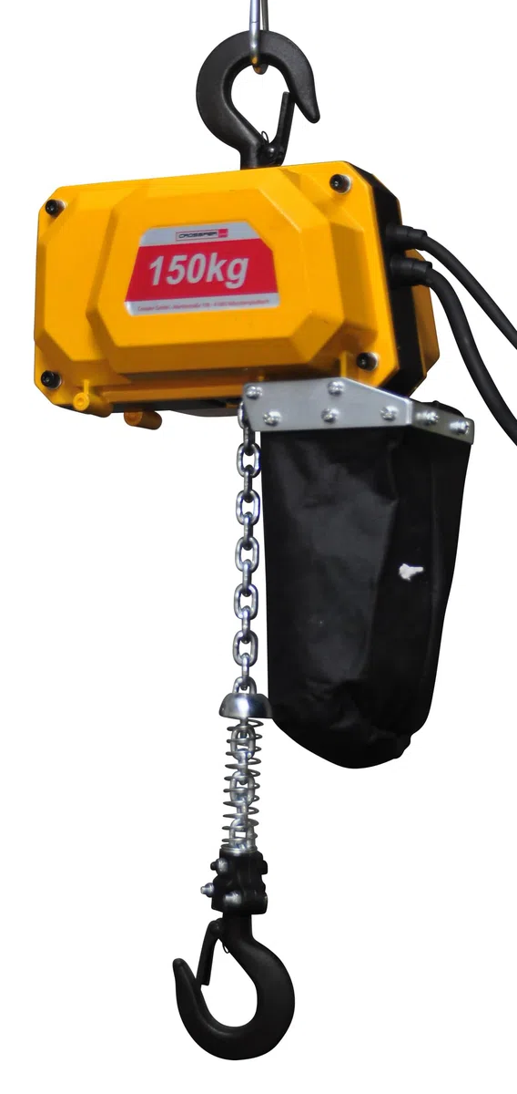 Paranco elettrico a catena BDH-150 con catena di 3 metri di lunghezza CROSSFER