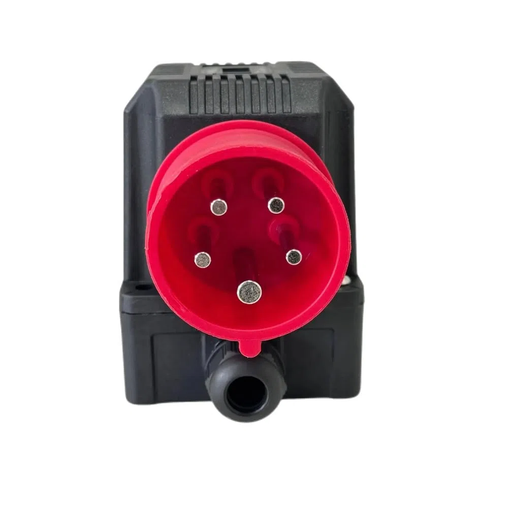 Trade-Shop Combinazione interruttore spina DZ08-4 400V compatibile con Güde 1845-02001, compatibile con KEDU KOA2-YD/con sportello di emergenza