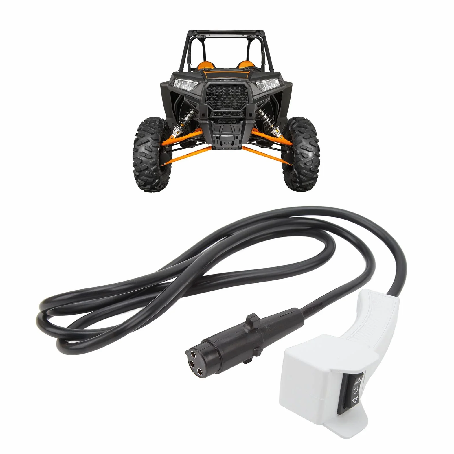 Generic 4013466 Interruttore Remoto Impermeabile per Verricello Controllo Compatto Adatto per Sportsman ATV Materiale ABS antietà