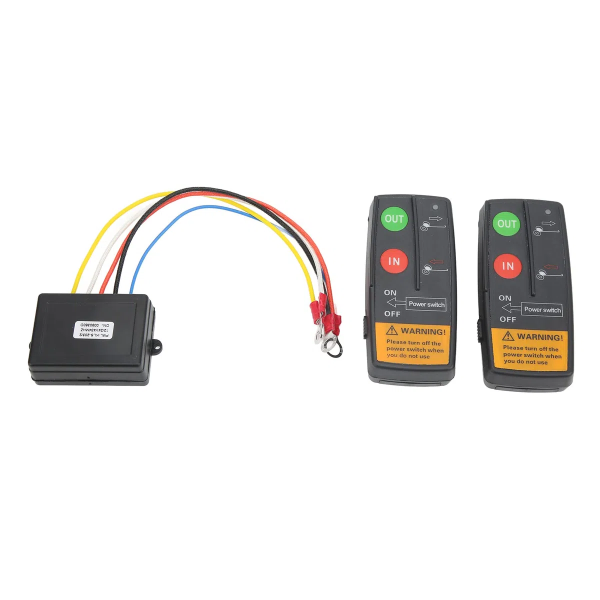 Controller per verricello di Recupero, Kit Telecomando per verricello Universale 12V 24V per Camion per Auto,Verricello dell'ATV