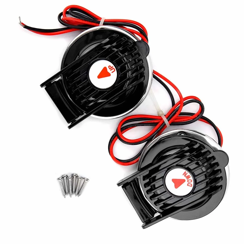 Interruttori a Pedale per Verricello per Barche Azionati in Modo Efficiente Tramite Solenoidi La Copertura di Sicurezza Impedisce La Spinta Accidentale Elettrico Universale 12V/24V Nero 1
