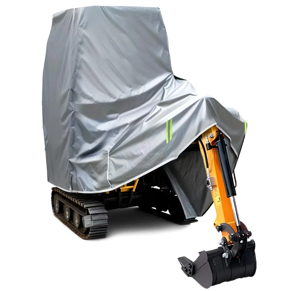 Copertura completa impermeabile e protettiva per mini escavatore, antigraffio, resistente ai raggi UV, 800-1600 kg