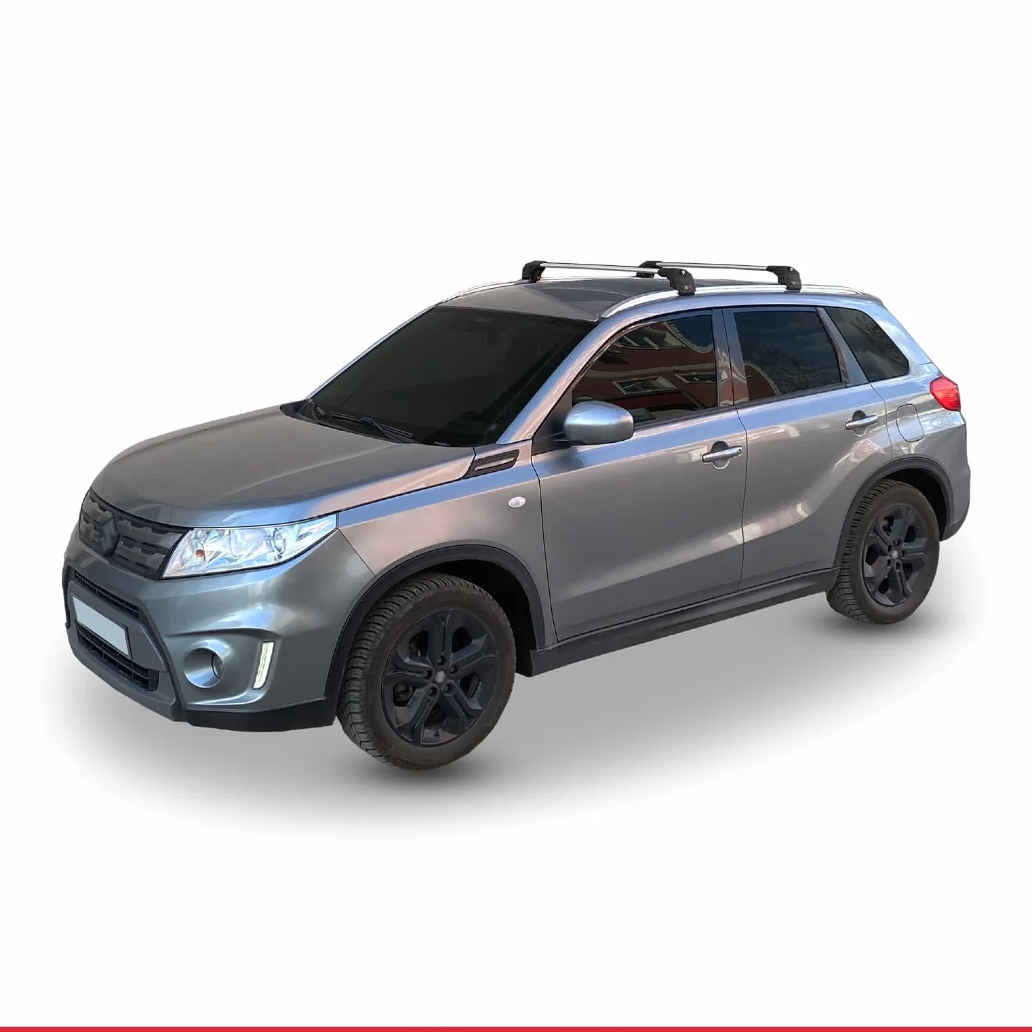 Compatibile con Suzuki Vitara/Escudo (LY) 2015-2026 Modello ACE-2 Barre Tetto Portapacchi Auto Barre Portatutto Grigio Alluminio 2 Barre