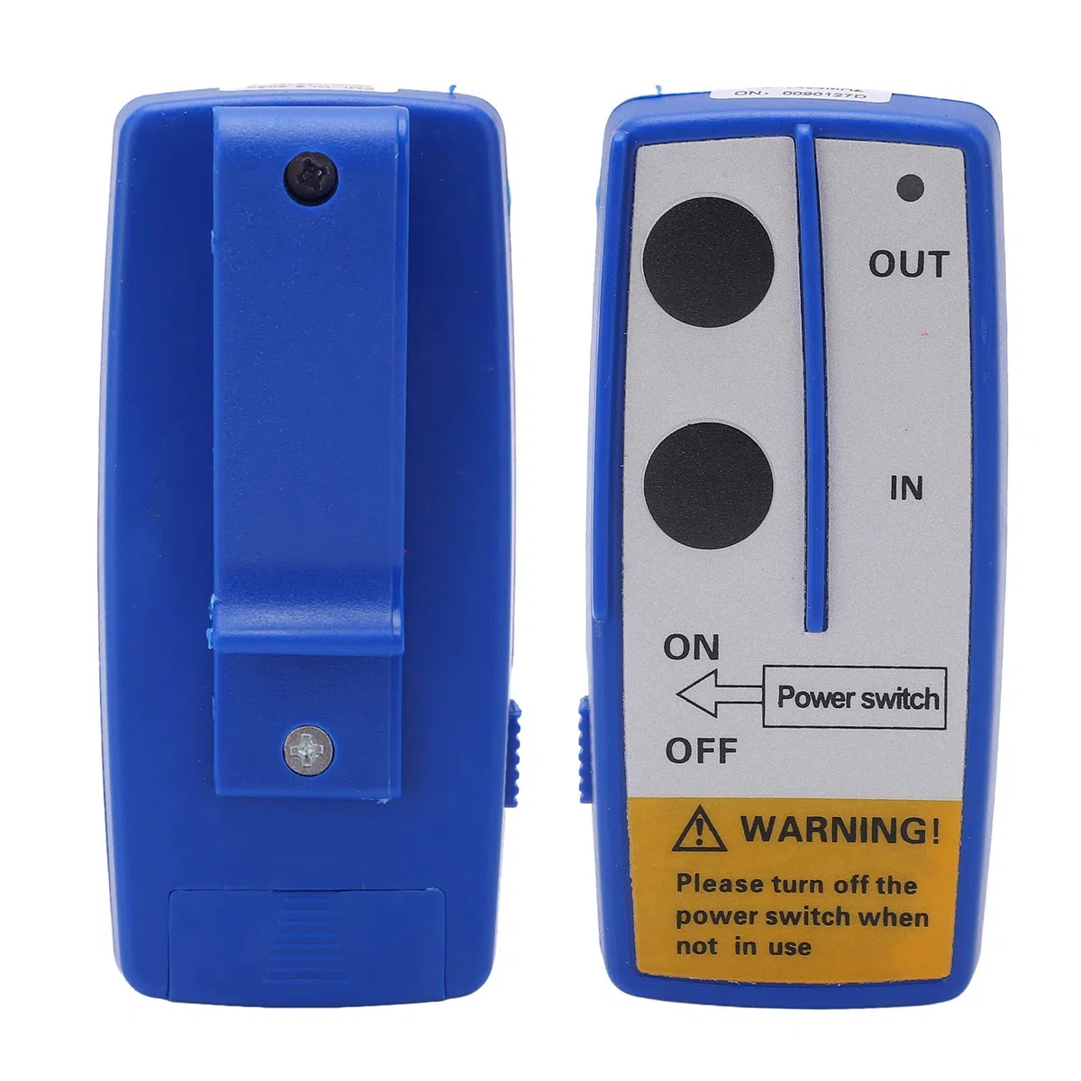 Tbest Kit Telecomando per Verricello Wireless, Kit Interruttore Telecomando Wireless per Verricello Universale con Ricevitore 12V 24V per Camion ATV SUV(Blu)