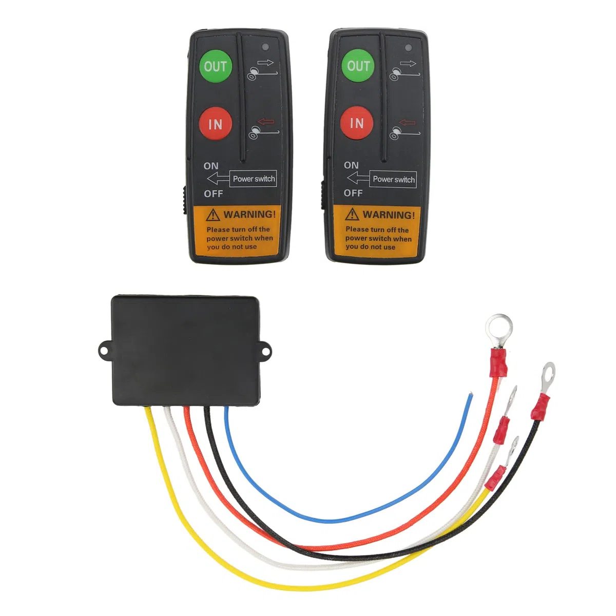 Controller per verricello di Recupero, Kit Telecomando per verricello Universale 12V 24V per Camion per Auto,Verricello dell'ATV
