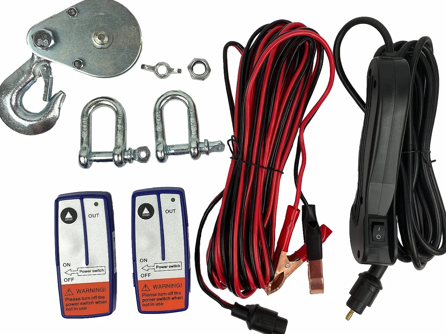 Verricello per auto premium da 12 V con telecomando