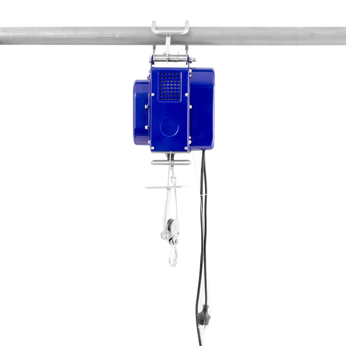 Pallit Argano elettrico mobile | 100/200 kg | cavo dacciaio 12 m | incl. telecomando con cavo lungo 1,5 m di lunghezza