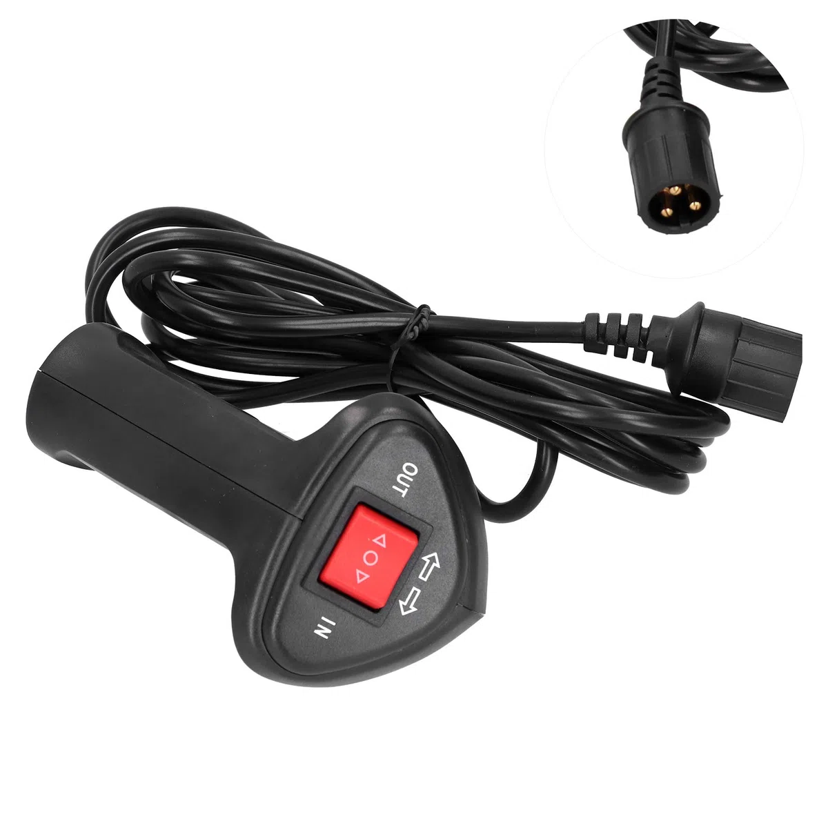 Controller per verricello,KIMISS winch remote control systems in plastica telecomando elettrico accessorio universale per veicoli fuoristrada