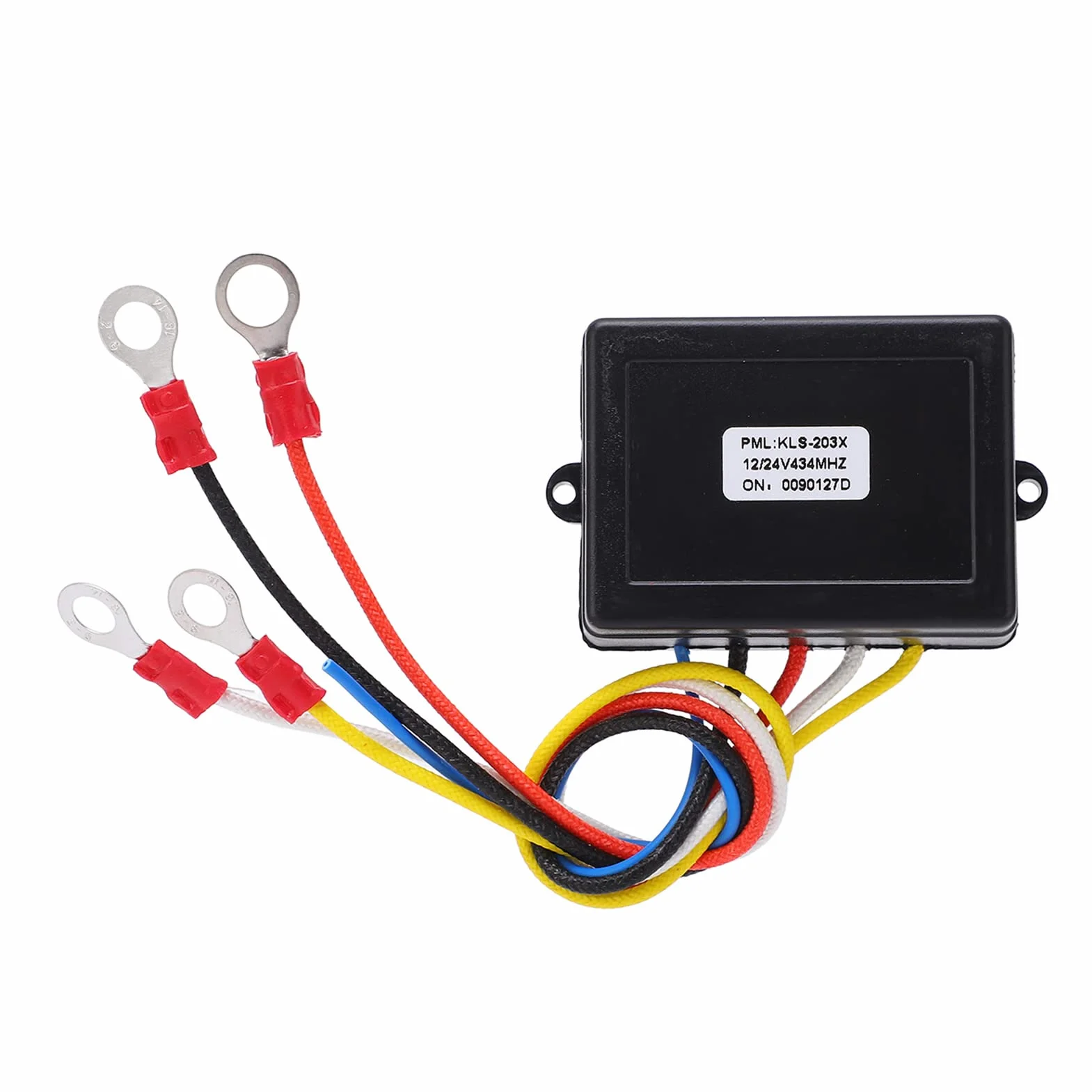 Tbest Kit Telecomando per Verricello Wireless, Kit Interruttore Telecomando Wireless per Verricello Universale con Ricevitore 12V 24V per Camion ATV SUV(Blu)