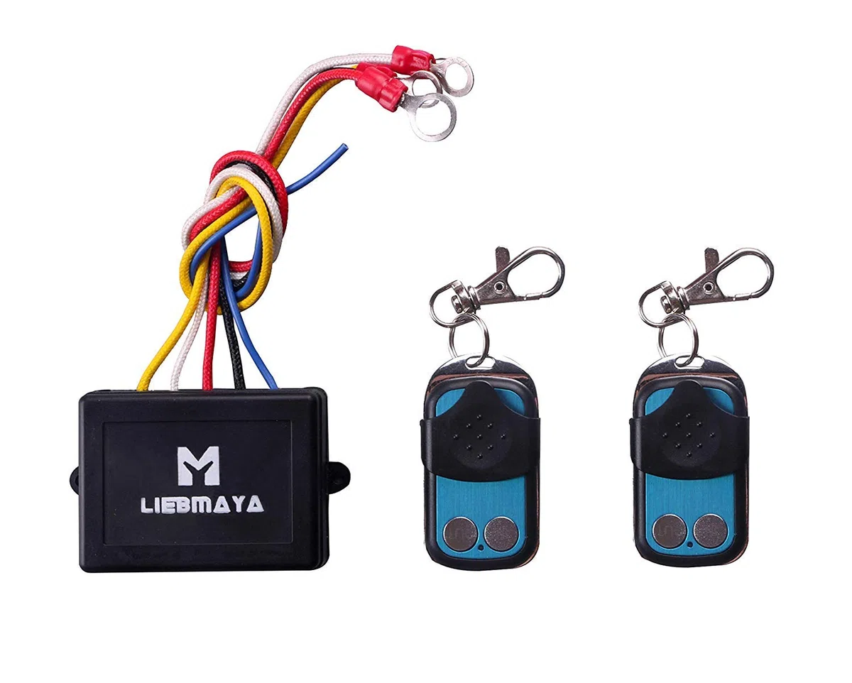 Set 2 Telecomando Wireless Per Verricello Camion Jeep DC12V Senza Fili Ottima JEEP ATV 12V -con due telecomandi portachiavi