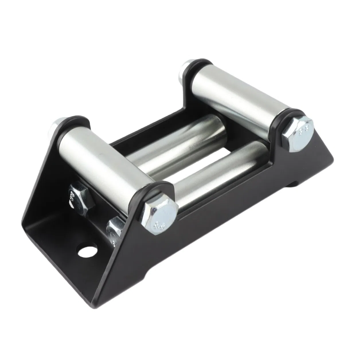 CHICIRIS Passacavo a Rulli per Verricello in Ferro per Impieghi Gravosi, Distanza tra i Fori 125 Mm/5 Pollici Accessorio Automobilistico Universale