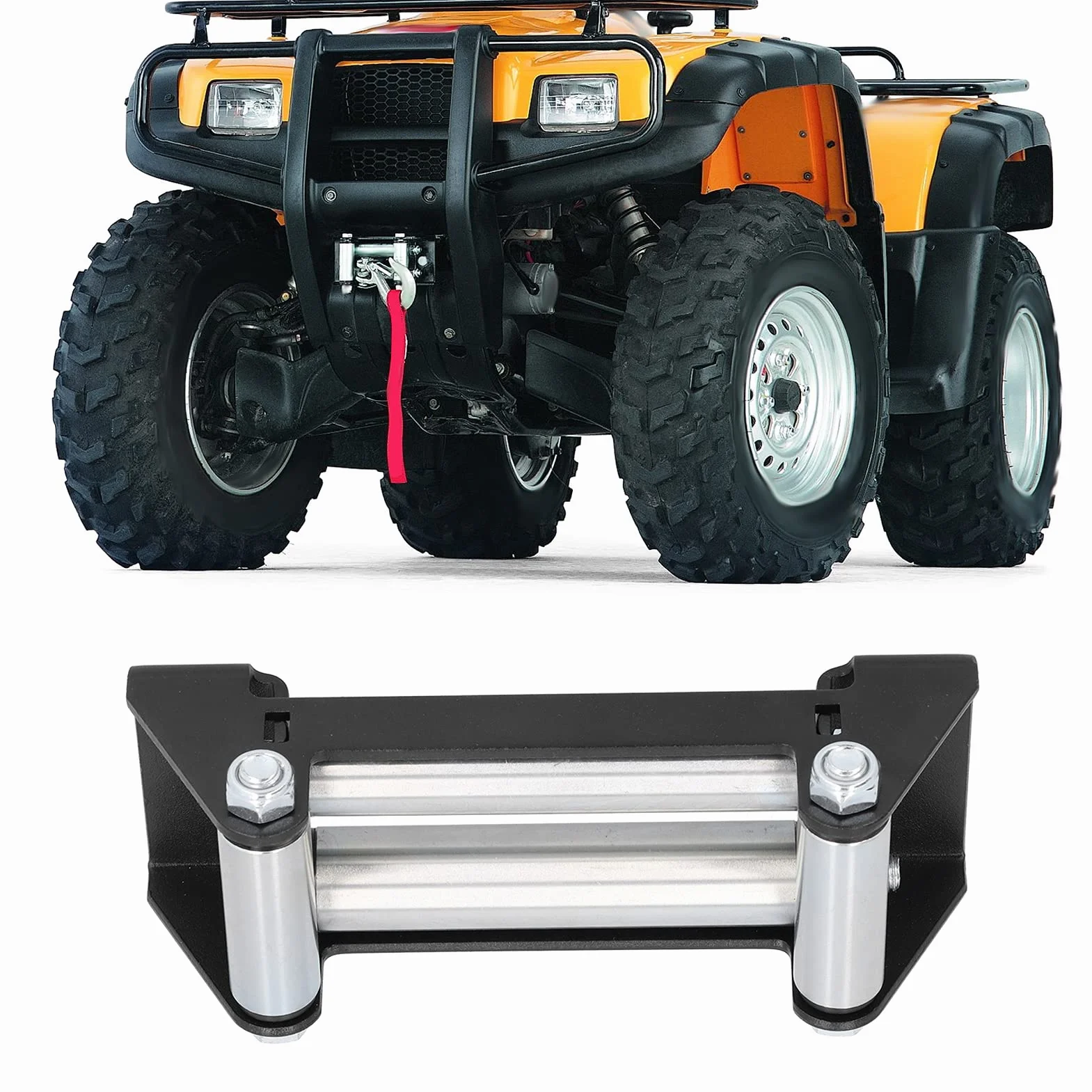 Guida cavo a rulli per argano ATV, facile da gestire fianco a fianco cavo per argano protettivo per cavo per argano ATV UTV