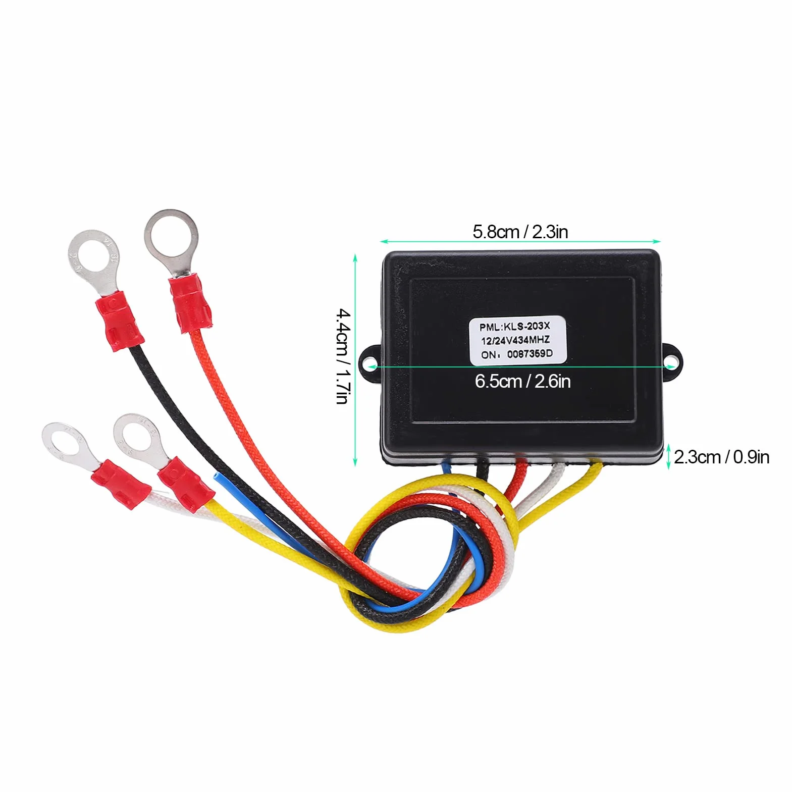 Interruttore Portatile,12v 24v 75 Piedi Distanza Di Controllo Heavy Duty Funzionamento Semplice Verricello Kit Telecomando Wireless Portatile Con Ricevitore Per Camion Jeep Atv Suv Rosso