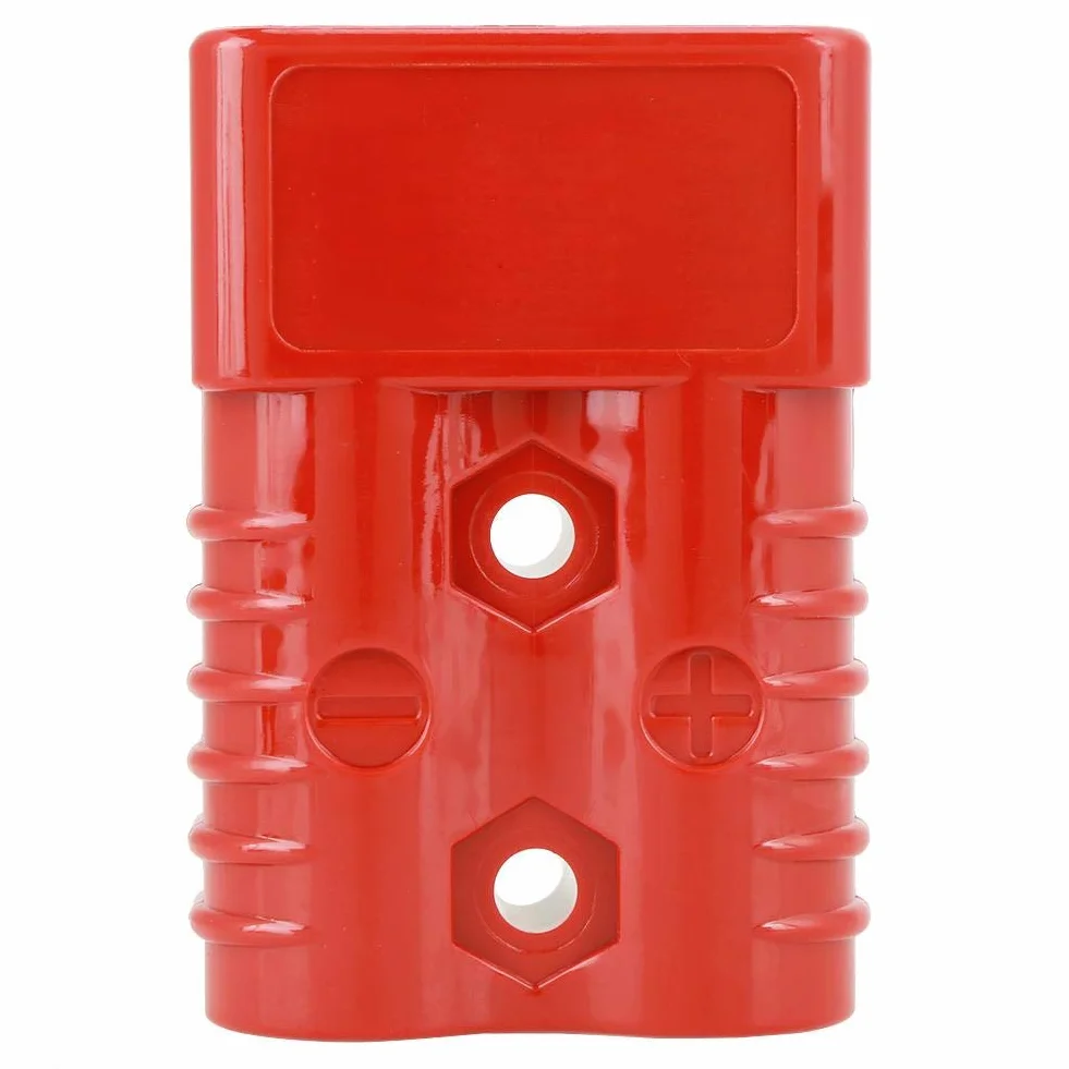 Connettore ad alta corrente, 2 pezzi 175A 600V Batteria rossa Spina a connessione rapida Spina connettore verricello con 4 accessori