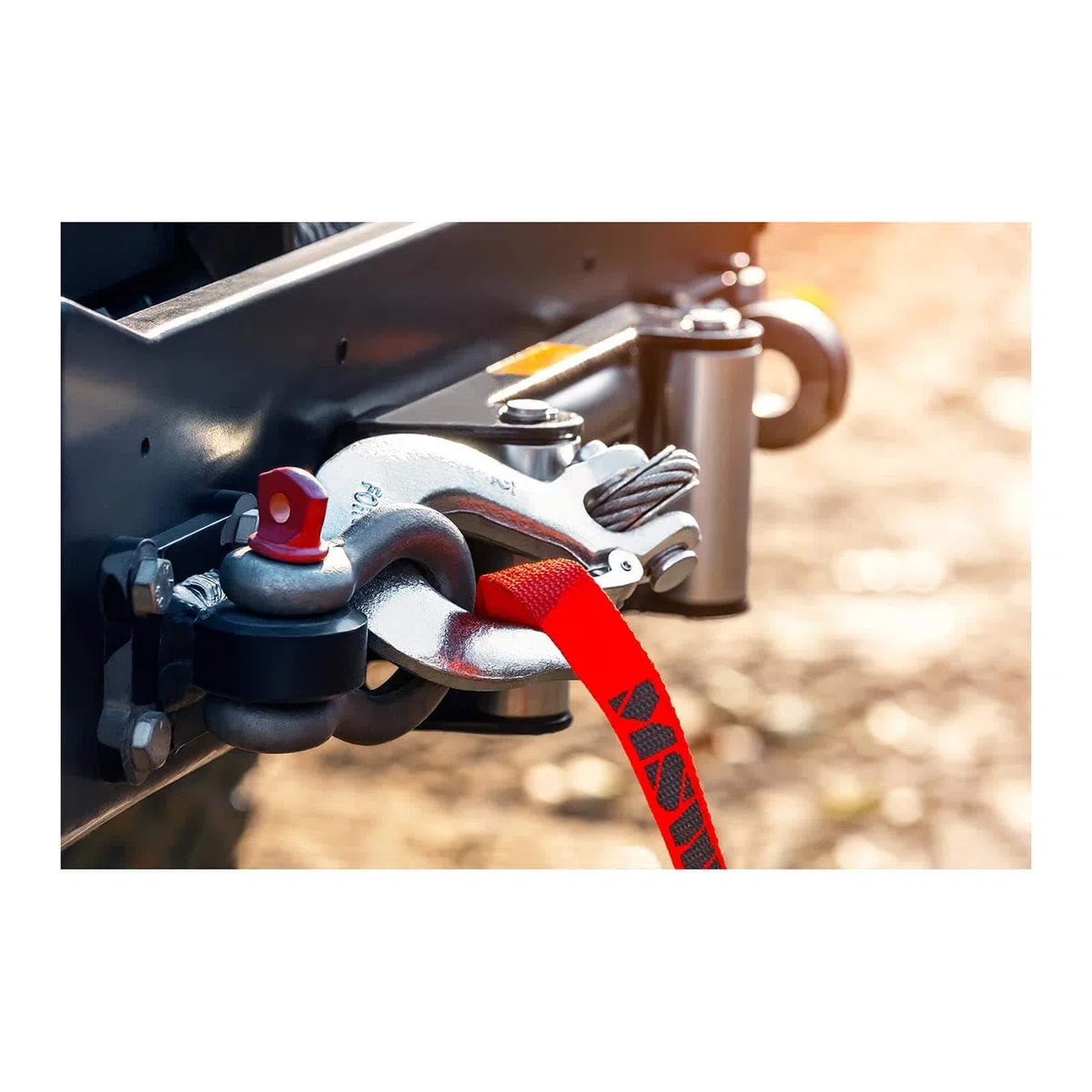 MSW Verricello Elettrico Fuoristrada Offroad PROPULLATOR 3500-B (Forza di trazione: 1.590 kg / 3.500 lbs, Motore a magnete permanente, 12 m Lunghezza del cavo, Tamburo: Ø 32 mm, Puleggia incl.)