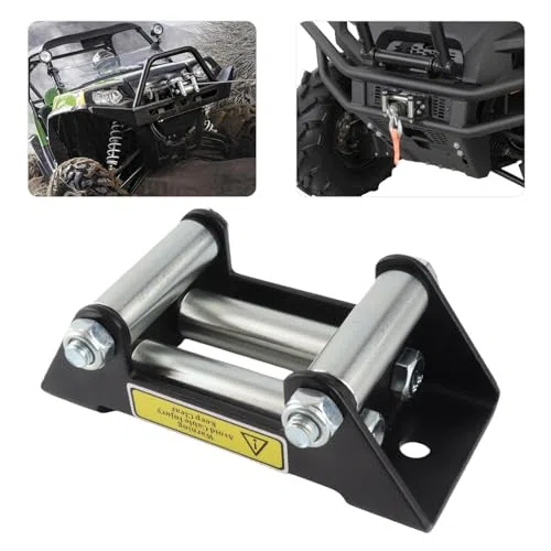 Passacavo per Cavo per Verricello, Passacavo Universale Affiancato per Carichi Pesanti 125 Mm/5 Pollici Diametro Foro 6,3 X 2,8 X 2,4 Pollici
