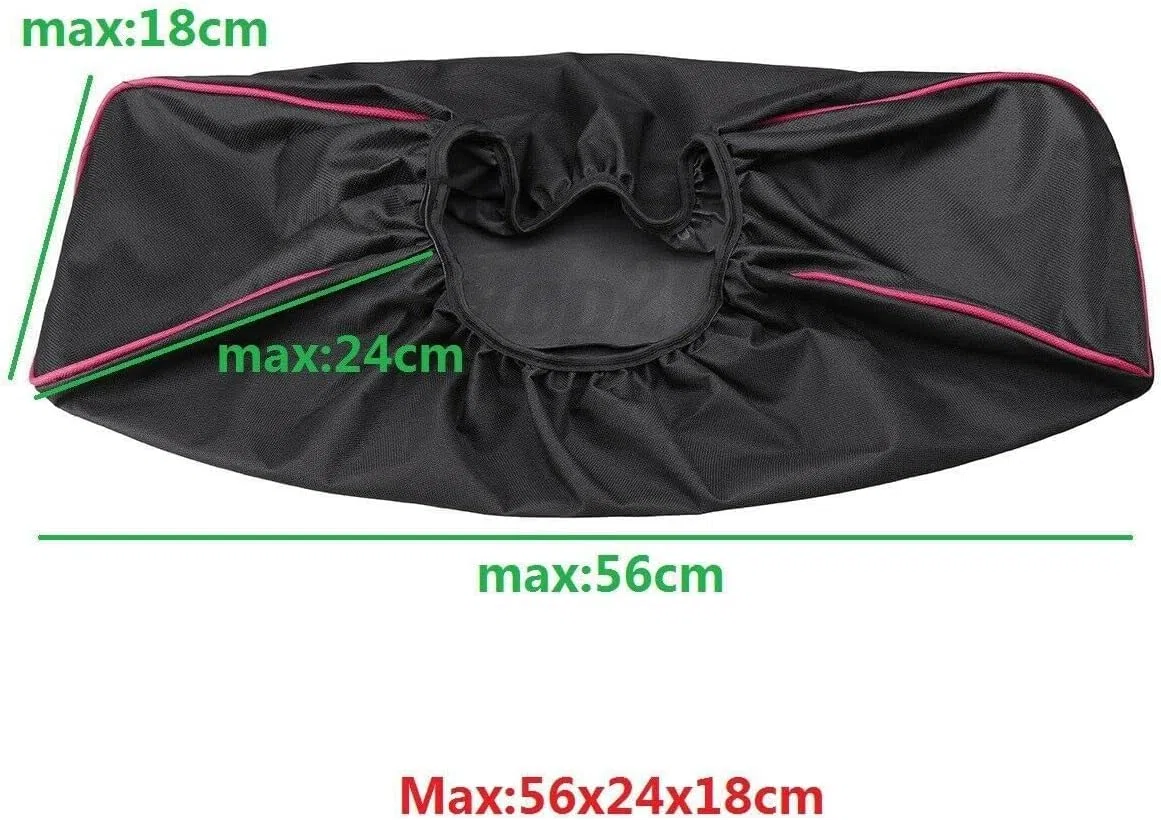 Copertura per verricello per auto, copertura per argano nero impermeabile antipolvere con fascia elastica, capacità da 8.000 a 17.500 libbre SUV rimorchio, impermeabile antipolvere per SUV, nero