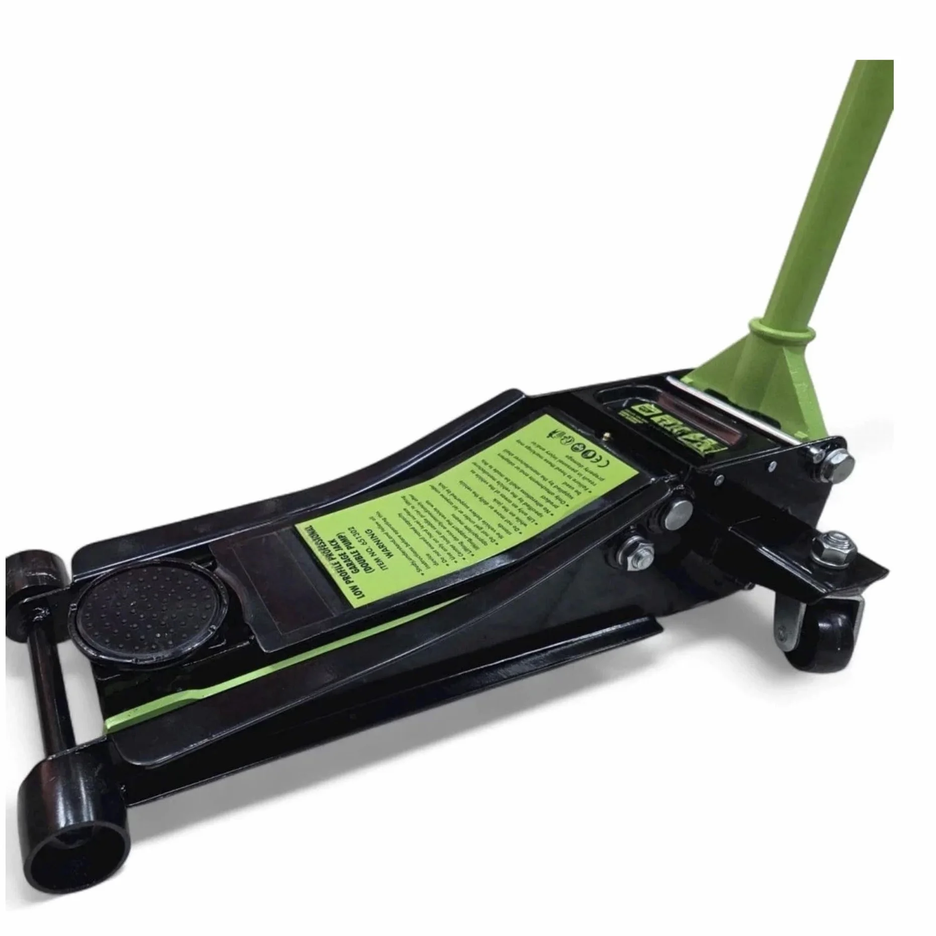 Cric Auto Sollevatore Idraulico Professionale 5T 5000kg Ribassato Doppio Pistone