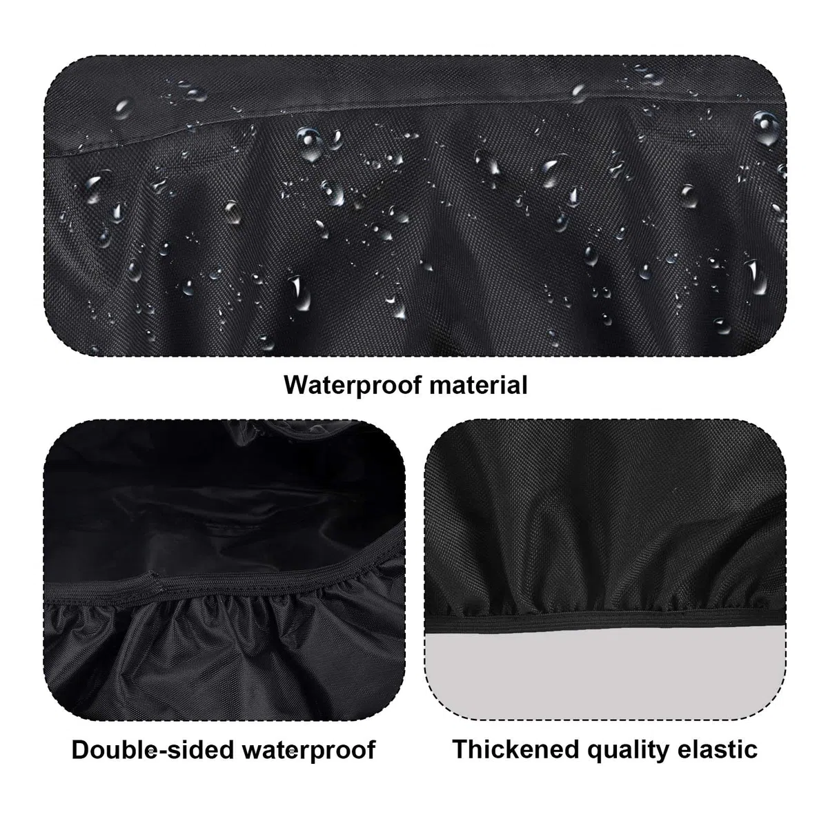 Copertura Verricello, 55x24x19cm Copertura Robusta in Tessuto Oxford Scudo Impermeabile Resistente alle Intemperie per Verricelli Elettrici da 8500 a 17500 Libbre Interni ed Esterni (Nero)