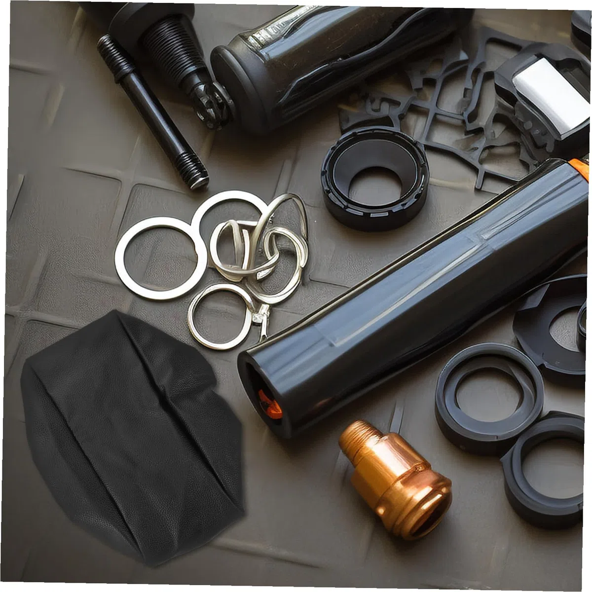 Gatuida Copertura per Verricello Elettrico in Pelle Sintetica e Poliestere Nero, Resistente, Facile da Installare, Protezione Solare per Veicoli Elettrici e Auto