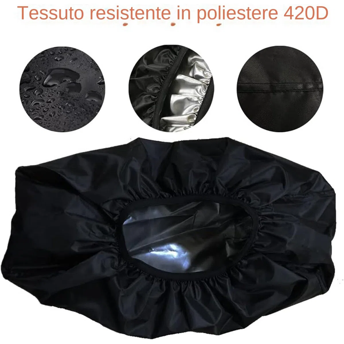 Copertura Per - Protettore Di Paranco Resistente All'acqua | Avvolgimento Protettivo Di Avvolgitore Nero Impermeabile | Per La Schermatura UV Per La Pioggia Guardia Per Viaggi Per Cam