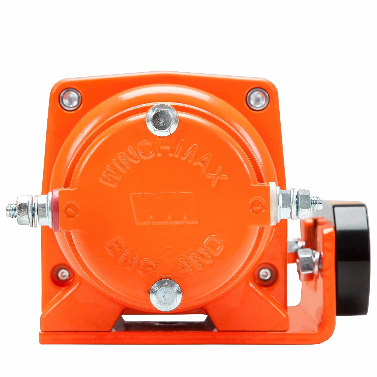 Winchmax 3000lb / 1361kg verricello Elettrico Originale Arancione 12v, Corda Sintetica Dyneema SK75 da 15,5 m 5 mm, Gancio a Cerniera da 1/4 di Pollice. Radiocomandi con Due ricevitori