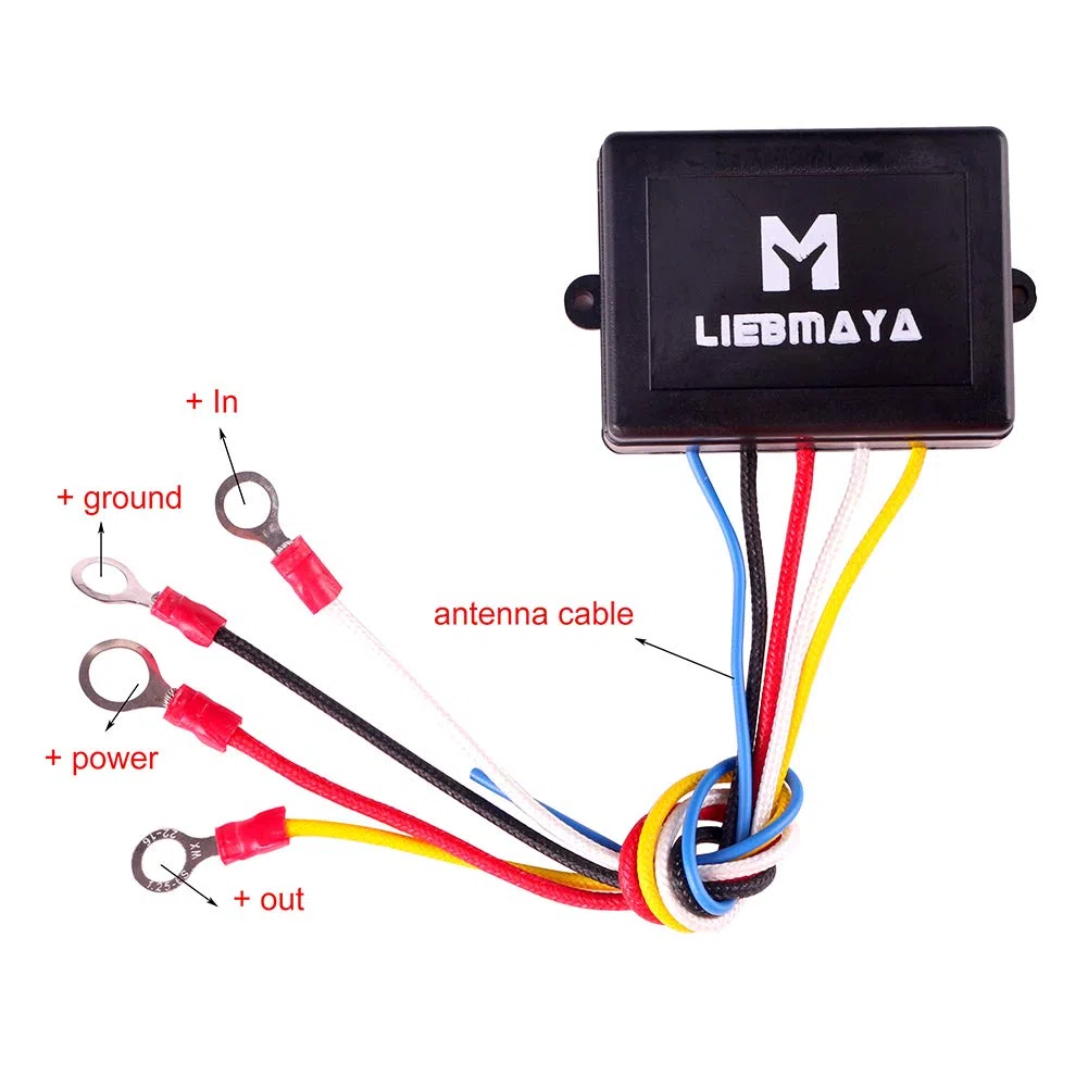 Set 2 Telecomando Wireless Per Verricello Camion Jeep DC12V Senza Fili Ottima JEEP ATV 12V -con due telecomandi portachiavi