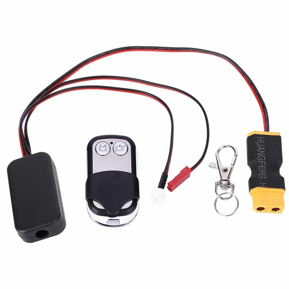 VGEBY RC Winch Controller, 1/10 RC Crawler Winch Controller, Ricevitore Telecomando Senza Fili, per D90 SCX10 90046, Senza Fili, for RC Truck, Jeep, SUV, RC Players, Hobbyists, Model Car Enthusiasts