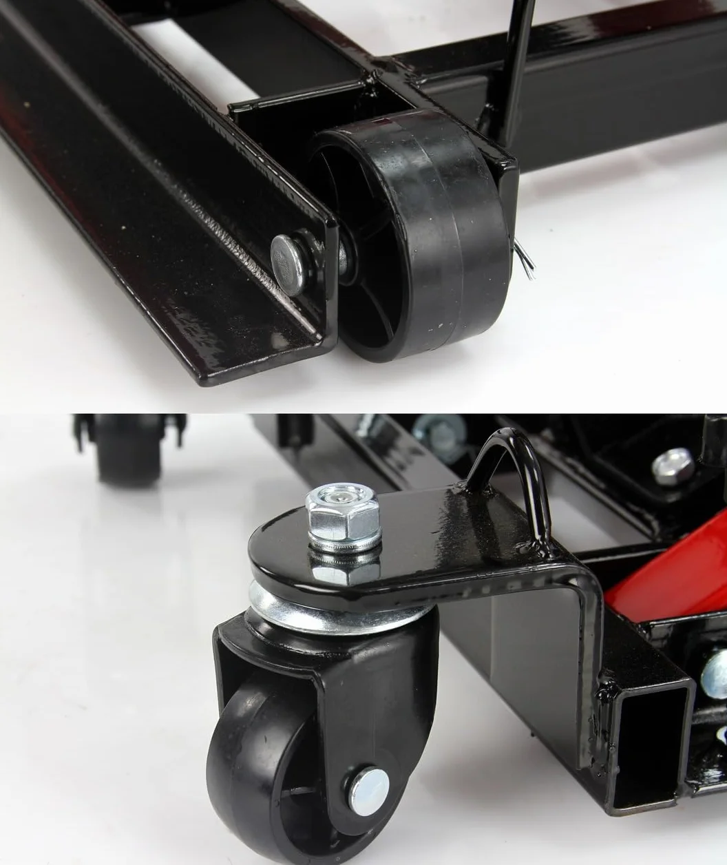 Sollevatore Idraulico 680 kg Ruote Sollevamento 12-38 cm per Moto Quad Veicoli Fuoristrada