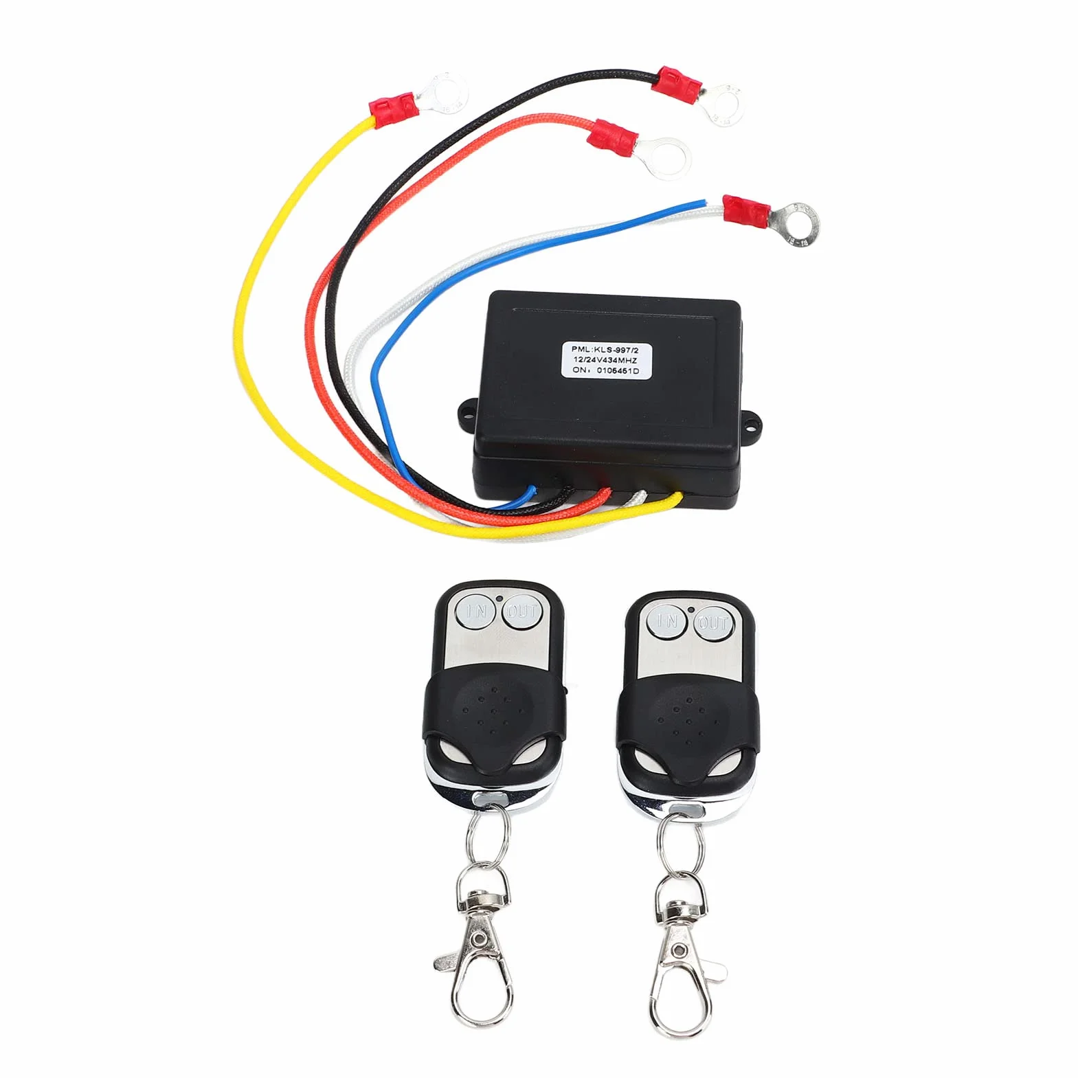 Telecomando per Verricello, Kit Ricevitore Interruttore Telecomando Verricello 12V 24V Universale per Camion ATV SUV