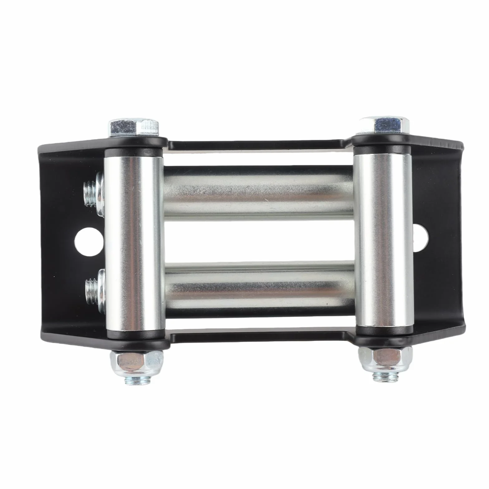 CHICIRIS Passacavo a Rulli per Verricello in Ferro per Impieghi Gravosi, Distanza tra i Fori 125 Mm/5 Pollici Accessorio Automobilistico Universale